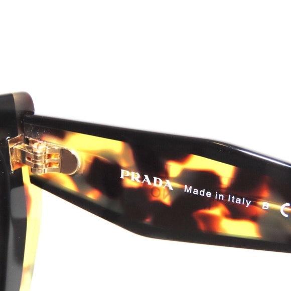 Prada 15WS 15 3890A7 Black Medium Tortoise Gray Gradient Sunglasses PR15WS - Picture 5 of 5